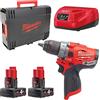 Milwaukee 0 M12FDD-402X - Trapano avvitatore a batteria 12 V/4.0 Ah, colore: Rosso
