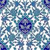 Cerames Piastrelle cucina e bagno decorate in ceramica Cerames Erol 20x20 cm | Rivestimenti Iznik colorati, 1 confezione - 0,48m2 (12 pezzi), mattonelle decorative ideale per cucina o bagno, rustico