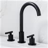 BiaoTeng Rubinetto Per Lavabo A Tre Fori Caldo e Freddo Rotazione a 360° Ottone Rubinetti Per Lavandino Bagno Tre Fori Miscelatore Lavabo Bagno Tre Fori