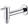 CZ Rubinetto a parete acqua fredda bagno lavabo lavandino vasca da giardino, per rubinetti lavatrice rubinetti, finitura in cromo