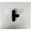 metalkard Maniglia Cremonese universale apertura interna per porte finestre in alluminio (nero)
