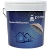 PECTRO Guaina liquida impermeabilizante terrazzi 4 L - Vernice per terrazzi, balconi e tetti resistente alle infiltrazioni d'acqua, coprendo le fessure - Diversi colori (4 L, Bianco)