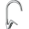 Paini Rubinetto miscelatore monoforo LAVELLO CUCINA con bocca tubo orientabile codice SMcr570P serie SMART - PAINI S.p.A. Rubinetterie - Finitura Cromato Lucido