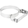 Generic Collare pesante Regolabile in Acciaio Inox per Tubi Mono e Doppia Parete (D.150)