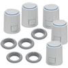 Möhlenhoff Attuatore Alpha-5 universale SET 5 pezzi 230V NC tipo VA 10 Heimeier Kermi Roth Herb