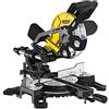 FEMI JOB LINE FM-TR1021 - Troncatrice Telescopica 1500W - 210mm - Legno e Alluminio - Testa Inclinabile Destra/Sinistra - Doppio Laser di Precisione - Scorrimento Radiale su Doppia Guida - Motore a V
