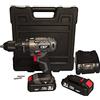 CEP Trapano Avvitatore A Batteria CEP A Percussione ML-CD125 Valigetta con due batterie 18 V 2.0 Ah e caricatore