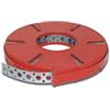 TECFI Bandella forata in acciaio zincato, lunghezza 10 mt, in caricatore 17 x 0,70 mm