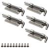 MroMax - Chiavistello a molla per bullone di sicurezza, 5 pezzi, in acciaio INOX, 56 x 18 mm