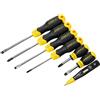 STANLEY 0-65-009 Cacciaviti Cushion Grip + Tester, Std - Ph - Tester, Set di 6 pz