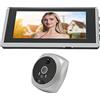 Dpofirs Telecamera Spioncino per Porta di Appartamento con Schermo da 4,5 Pollici, Telecamera Spioncino 1080P, Visione Notturna Rilevamento Corpo Umano Campanello Digitale Intelligente