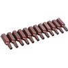 TopHomer 12 punte per cacciavite a testa Torx magnetica in acciaio S2 1/4 punte per cacciavite di sicurezza Torx (Hollow T30)