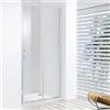 Yellowshop - BEVERLY Box doccia per nicchia porta scorrevole cm 100-120-140-160 H 185 in vetro temperato 6mm profilo cromato trasparente o opaco (Cm 100xH185 Opaco)