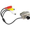vetrine inrete Vetrineinrete® Micro camera con base mobile 420TVL a colori visione notturna cablata telecamera nascosta 35 mm con microfono audio e video microcamera infrarossi 208C