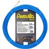 Anguila Max 7.5045.022 Guide passacavi Speciale Curve Poliestere Tripla Intrecciata 4,5 mm 22 metri e terminali misti, Blu