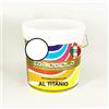 Generico Pittura TEMPERA Idropittura AL TITANIO Opaca Interni BIANCA O COLORATA Semilavabile ALTA COPERTURA (5 LITRI, BIANCO)