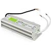 Pianeta Led ALIMENTATORE TRASFORMATORE 100 W 8,3 A STABILIZZATO 220V 12 V DC WATERPROOF IP67 STRISCE LED DRIVER 100W