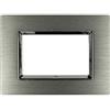 SANDASDON Placca Reflex In Metallo Satinato Compatibile Con Bticino Living