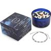 Ancient Wisdom Candela Segni Zodiacali con Gemme, Lievemente Profumata, Bracciale Incluso, Idea Regalo (Cancro)