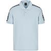 Armani Exchange Polo da Uomo a Maniche Corte con Logo Jacquard, Celestial Blu, XS