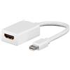 Ewent EW-140503-001-B-P Adattatore Mini Displayport Thunderbolt a HDMI con Risoluzione Full HD 1080p Cavo Covertitore Displayport 1.1, per Apple Mac, MacBook, MacBook Pro, MacBook Air, Surface Pro, Thinkpad Carbon