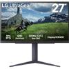 LG 27GS85Q-B Monitor PC 68,6 cm [27] 2560 x 1440 Pixel Quad HD Nero, Grigio, Viola (HDMI x2 DisplayPort Headphone USB Type-A Upstream x1 USB Type-A Downstream x2)