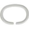 Kleine Wolke 0268100000 - Anelli per Tenda della Doccia, Confezione da 12, Colore: Bianco