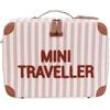 Childhome Valigia Mini Traveller : Colore - righe rosa