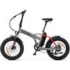 ARGENTO Bicicletta Elettrica Argento E-Bike Minimax Red