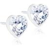 BLOMDAHL GIOIELLO MP HEART 6MM CRYSTAL