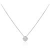 ALFIERI & ST. JOHN Collana punto luce Alfieri & St John in oro bianco con diamanti ct 0,62 colore g purezza si1 misura 41 cm