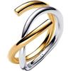 PANDORA Anello da donna bicolore 163889C00, 56/17,8, Argento sterling, Nessuna pietra preziosa