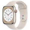 APPLE WATCH SERIE 8 GPS + CELLULAR CASSA 45mm GALAXIA CINTURINO SPORT BIANCO TIM - APMP4J3TY/A-TIM