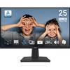 MSI MONITOR MSI PRO MP251 24.5IPS AG FHD 16:9 1300:1 100Hz 1ms Less Blue Light VGA HDMI D-sub VESA Black Fino:30/05 - 9S6-3PC2CM-002