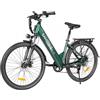 SAMEBIKE RS-A01 Pro-T Bicicletta elettrica da città, motore 500W, batteria 36V 15Ah, pneumatico 26'*2.1 pollici - Verde