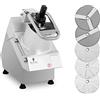 Royal Catering Tagliaverdure Elettrico Professionale Affetta Verdure RCGS-750 (750 W, 5 dischi di taglio, Ø 205 mm)