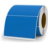 YIKIADA 500 etichette blu 50 × 76 mm autoadesive in vinile per scrivere, impermeabili, per trasloco, lavagna, marmellata