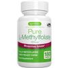 Igennus Healthcare Nutrition L-Metilfolato Puro 400 mcg, Forma Attiva Acido Folico 5-MTHF (Vitamina B9), 180 Compresse, Integratore Vegano, Ingredienti Puri e Senza Additivi, 1 al giorno - Igennus