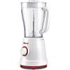 Girmi FR46 Frullatore Elettrico, 1.5 Litri, 2 velocità con Pulse, 4 lame Inox, Tappo dosatore, Dispositivo di sicurezza, Bianco/Rosso