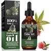 DiviDermy 60ml Olio di Ricino per Capelli, Olio Ricino Capelli, Stimola la Crescita dei Capelli, Oil for Hair Growth Donna e Uomo, Rinforza Cuoio Capelluto e Hair,Nero