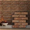 COMSTICKC Adesivi Murali 3D Mattoni, 10 Pezzi 30x30cm | PVC Pannello Finta Pietra per Decorativi Pareti Interne Cucina, Bagno, Soggiorno