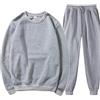 Generic Tuta Invernale Uomo Felpata Cotone Invernale Felpa+pantaloni Sportivo Completa girocollo tuta+pantaloni in Pile con Tasca Manica Lunga Giubbotto Trekking Tinta Unita Cappotto