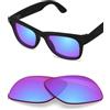 BlazerBuck Lenti di ricambio polarizzate anti-sale per occhiali RayBan Meta Wayfarer RW4006, Rose Trail Polarizzato, 0