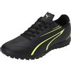 PUMA Scarpe da Calcetto Vitoria TT Nero Nero/Giallo Fluo 03