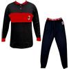 MILAN Pigiama Homewear Prodotto Ufficiale Uomo Adulto (Grigio Melange, M)
