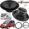 Audison EvoTuning Kit 2 Casse Audison Apx 6.5 Posteriori per Fiat Panda 169 da 2003