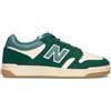 NEW BALANCE - 480 Sneaker uomo verde in suede