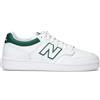 NEW BALANCE 480 Sneaker uomo bianca e verde in pelle