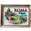 GMM Magnete Decorativo del Vaticano, Souvenir di Roma con Vista Aerea di San Pietro, Cornice Vintage