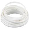 GORGECRAFT 8mm X 10m Rattan Tessitura Vimini Materiale di Riparazione Rattan Sintetico Plastica Piatto Polietilene Tessuto A Maglia Vinile per La Riparazione Fai Da Te Mobili per La Casa Sedia(Bianco)